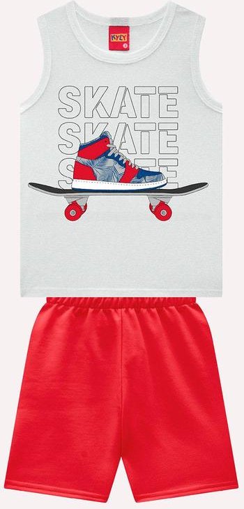 Imagem principal Conjunto Infantil Menino Estampa Cinza Kyly Kyly