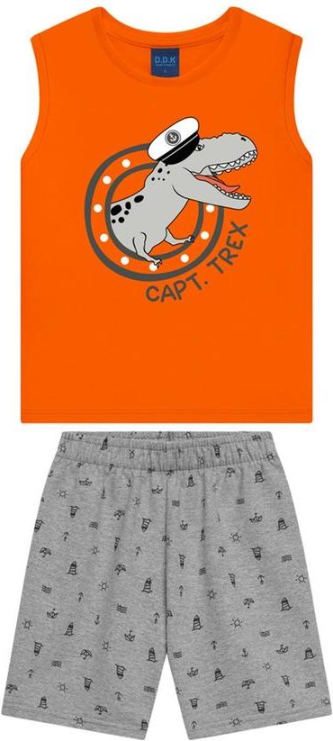 Imagem principal Conjunto Infantil Menino Laranja Ddk Ddk