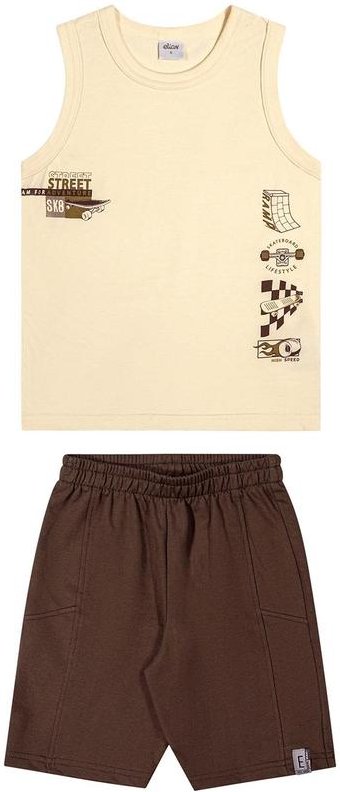 Imagem principal Conjunto Infantil Menino Regata Skate Amarelo Elian Elian