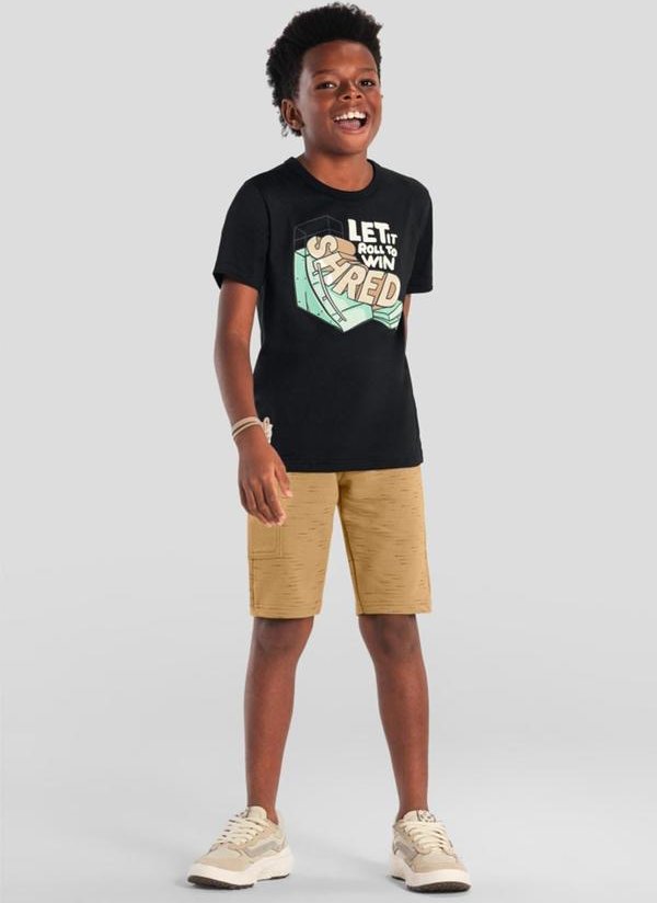 Imagem principal Conjunto Infantil Menino Skate em Gel Preto Brandili Brandili