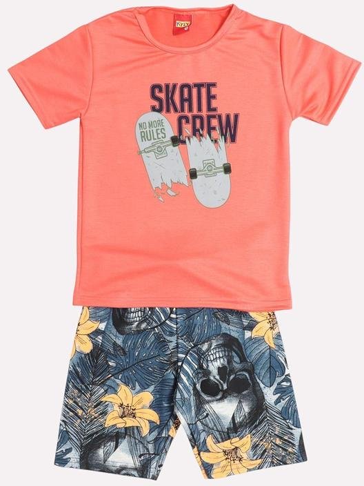 Imagem principal Conjunto Infantil Menino Skate Vermelho Kyly Kyly