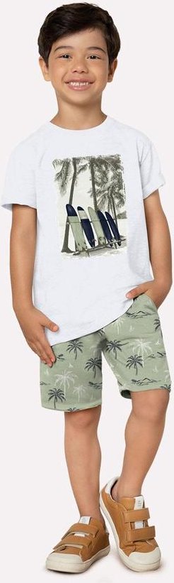 Imagem principal Conjunto Infantil Menino Surf Branco Milon Milon