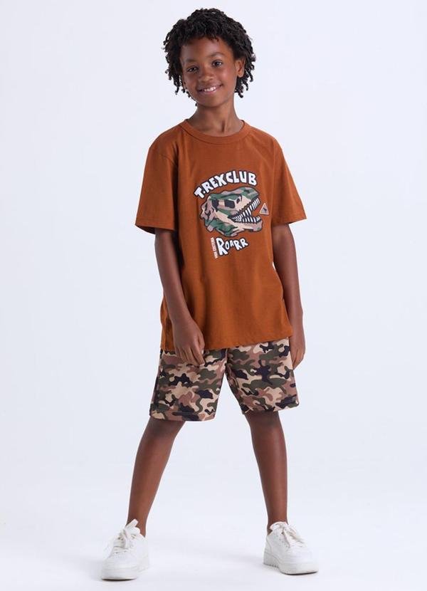 Imagem principal Conjunto Infantil Menino T-Rex Club Caramelo VIDA COSTEIRA VIDA COSTEIRA