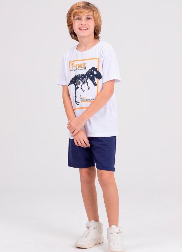 Imagem principal Conjunto Infantil Ribana T-Rex Branco VIDA COSTEIRA VIDA COSTEIRA