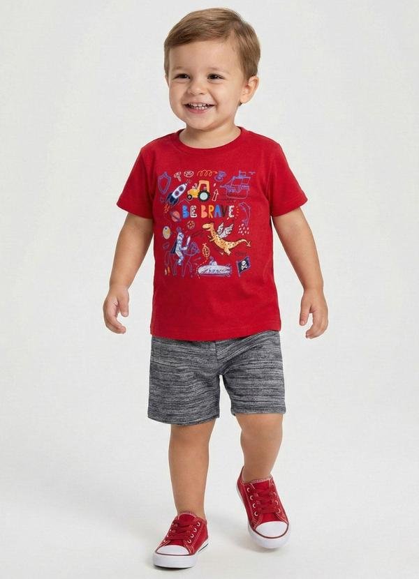 Imagem principal Conjunto Infantil Vermelho Turminha Turminha