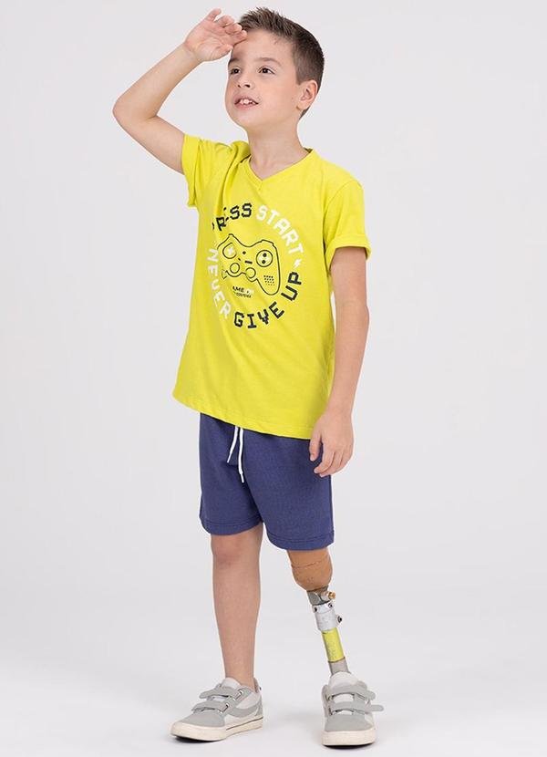 Imagem principal Conjunto Infantil Web Press Start Amarelo VIDA COSTEIRA VIDA COSTEIRA