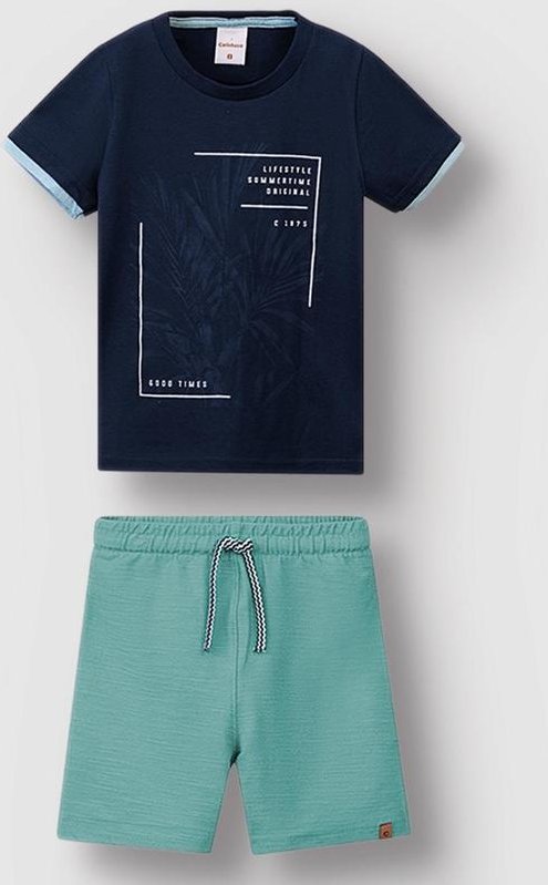 Imagem principal Conjunto Lifestyle Summertime Good Time Azul Carinhoso Carinhoso