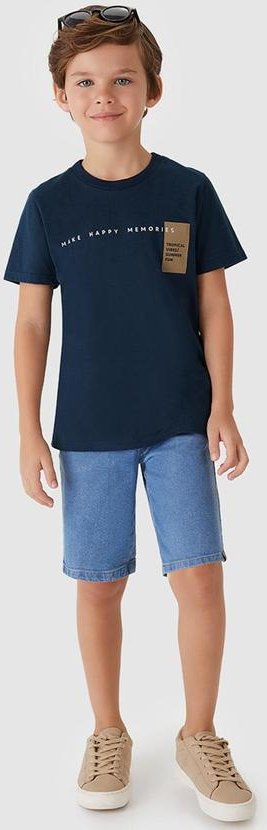 Imagem principal Conjunto Make Happy Memories Menino Azul Marinho Carinhoso Carinhoso