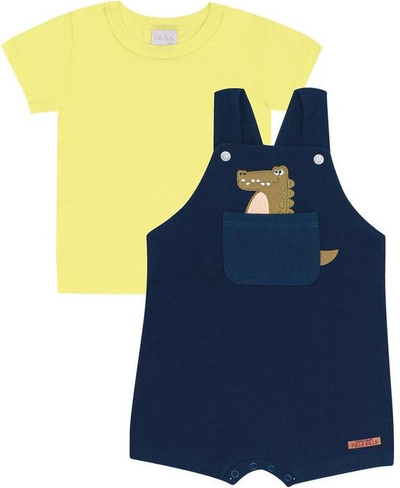 Imagem principal Conjunto Malha 3d Marinho Pulla Bulla Pulla Bulla