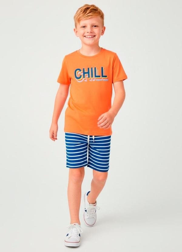 Imagem principal Conjunto Masculino Chill Laranja Keki Boys Keki Boys