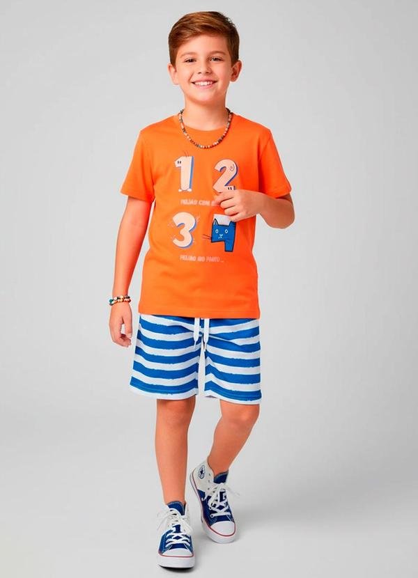 Imagem principal Conjunto Masculino Feijão com Arroz Laranja Torrox Torrox