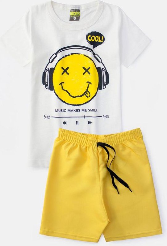 Imagem principal Conjunto Masculino Music Makes Creme Boys Brigade Boys Brigade