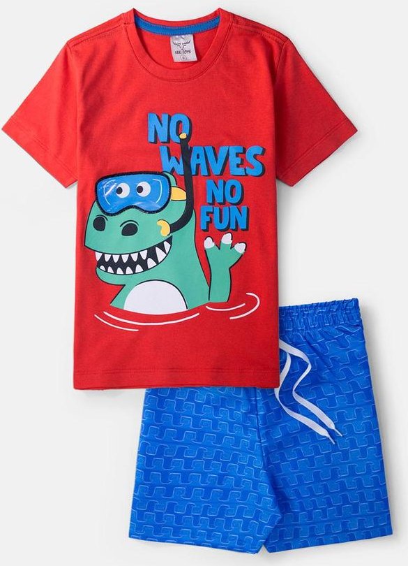 Imagem principal Conjunto Masculino no Waves Vermelho Keki Boys Keki Boys