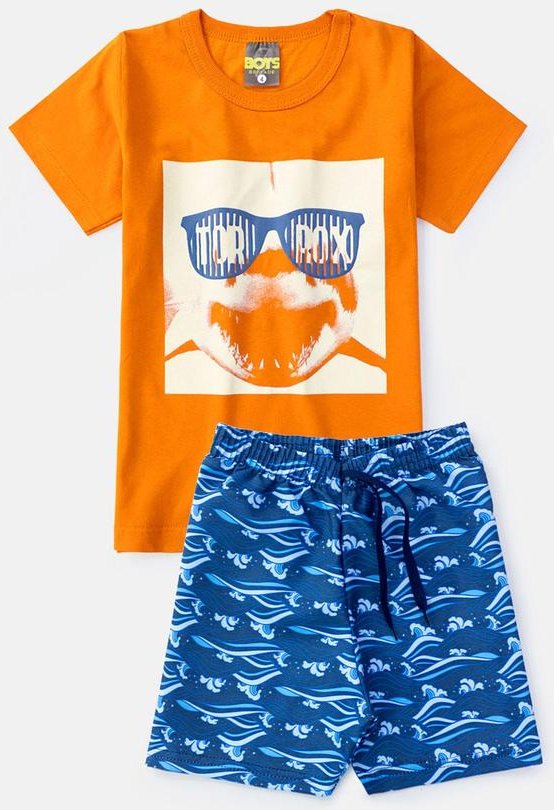 Imagem principal Conjunto Masculino Óculos Tubarão Laranja Boys Brigade Boys Brigade