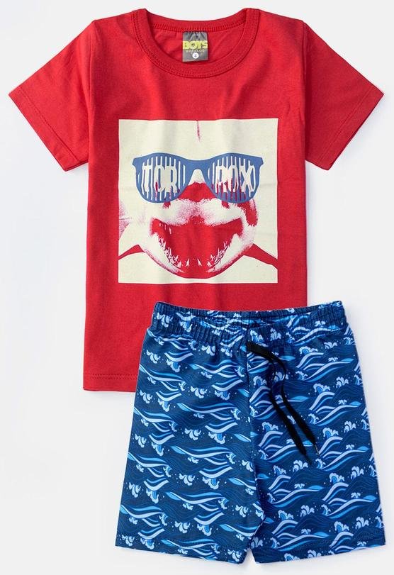 Imagem principal Conjunto Masculino Óculos Tubarão Vermelho Boys Brigade Boys Brigade