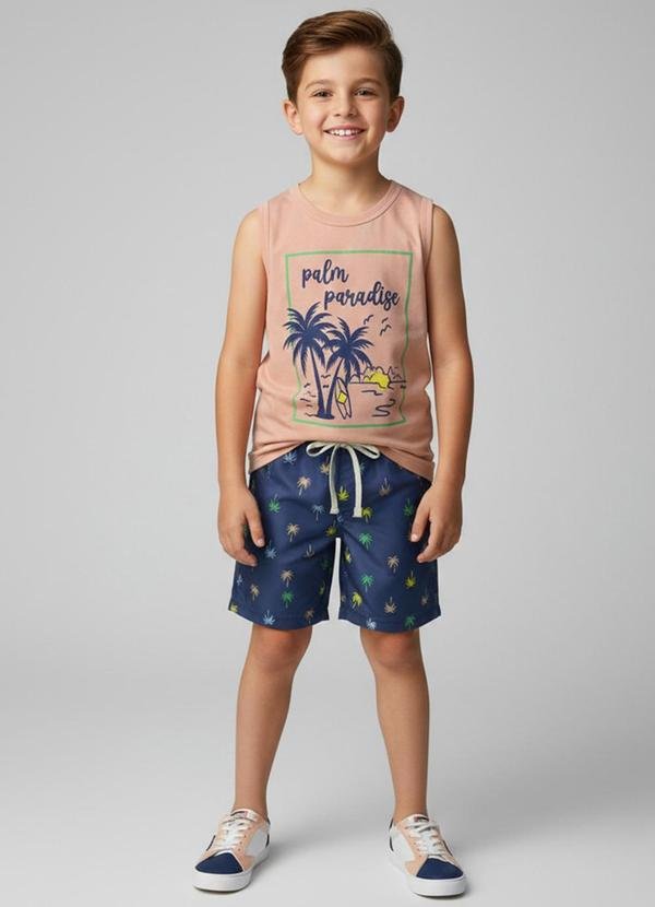 Imagem principal Conjunto Masculino Palm Paradise Papaya Keki Boys Keki Boys