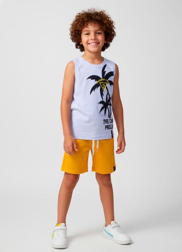 Imagem principal Conjunto Masculino Regata The Chill Branco Keki Boys Keki Boys