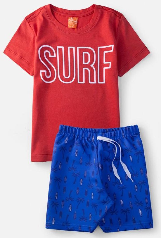 Imagem principal Conjunto Masculino Surf Vermelho Torrox Torrox