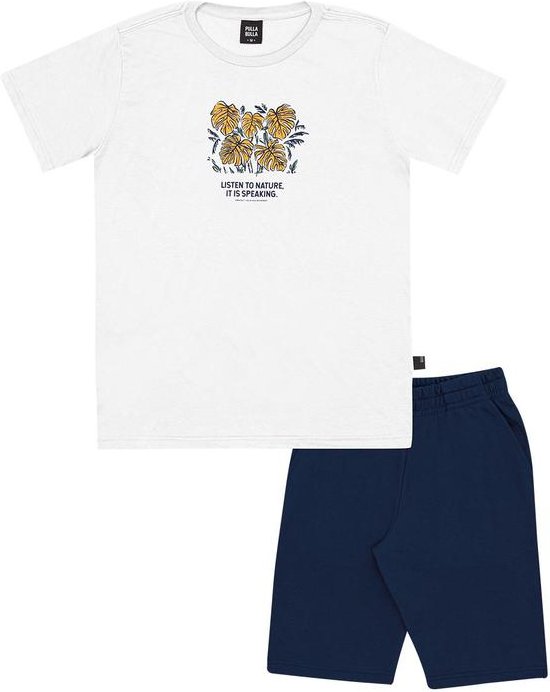 Imagem principal Conjunto Meia Malha Branco Pulla Bulla Pulla Bulla