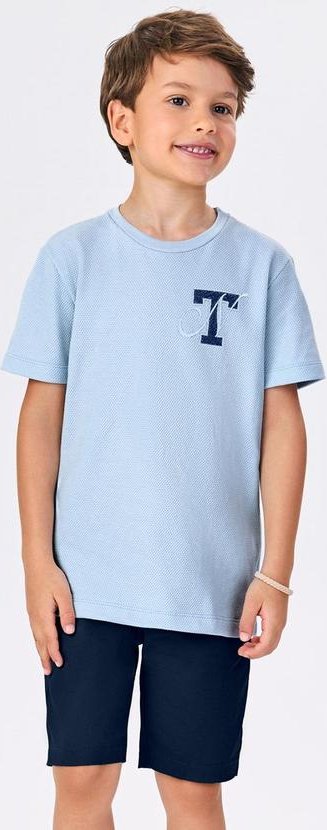 Imagem principal Conjunto Menino Camiseta com Bermuda Azul Trick Nick Trick Nick