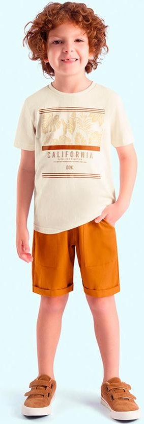 Imagem principal Conjunto Menino Camiseta e Bermuda Branco Up Baby Up Baby