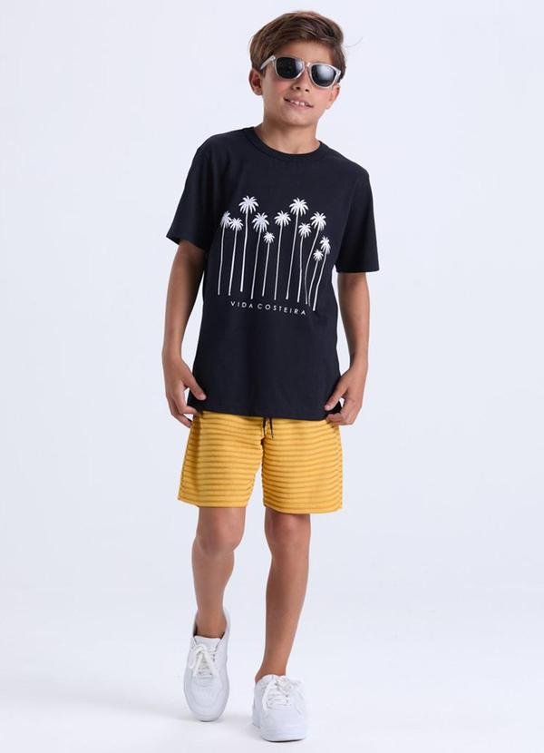 Imagem principal Conjunto Menino Infantil Tropical Pretoo VIDA COSTEIRA VIDA COSTEIRA