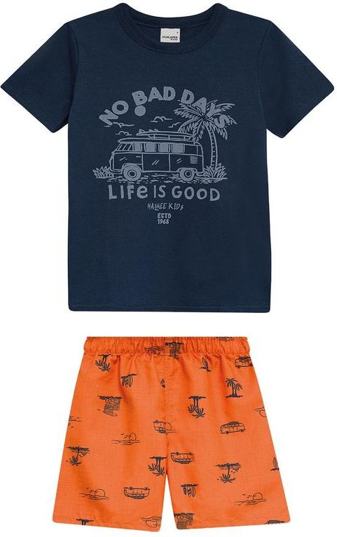 Imagem principal Conjunto no Bad Days Azul Marinho Malwee Kids Malwee Kids