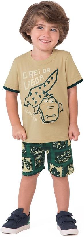 Imagem principal Conjunto o Rei da Lagoa Bege Malwee Kids Malwee Kids
