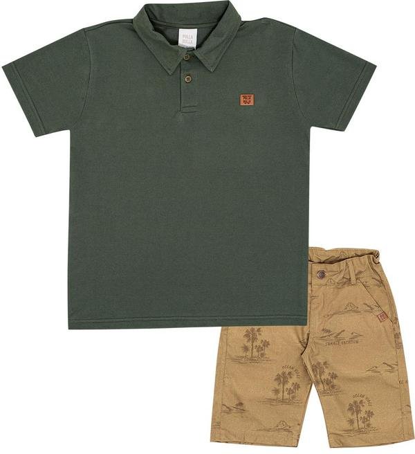 Imagem principal Conjunto Piquet com Elastano Verde Pulla Bulla Pulla Bulla