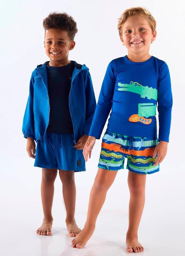 Imagem principal Conjunto Praia Camiseta Fps+50 Short Up Baby Azul Up Baby