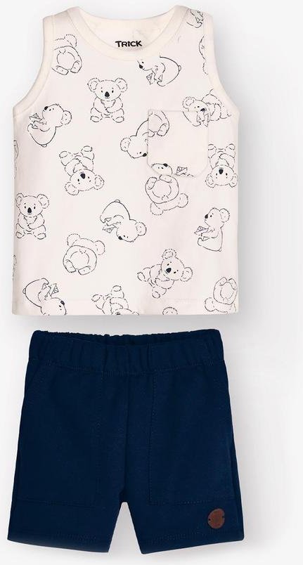 Imagem principal Conjunto Regata com Bermuda Bege Trick Nick Trick Nick