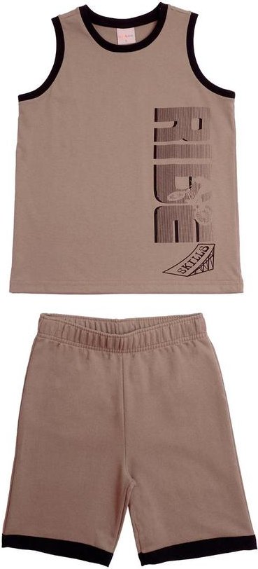 Imagem principal Conjunto Regata e Bermuda Marron Tink Bink Tink Bink