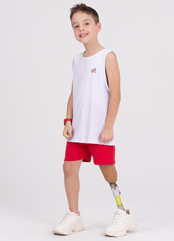 Imagem principal Conjunto Regata Infantil Vida Costeira Branco VIDA COSTEIRA