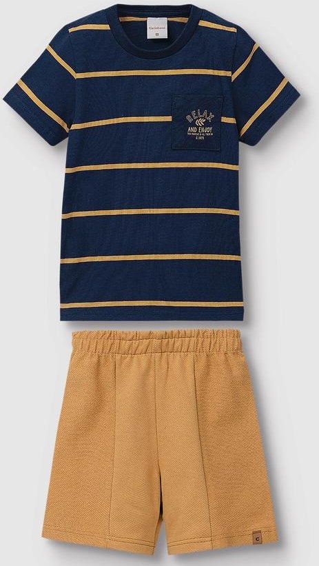 Imagem principal Conjunto Relax & Enjoy Menino Azul Marinho Carinhoso Carinhoso