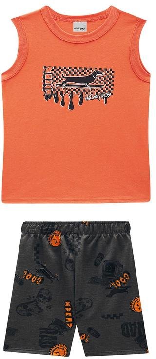 Imagem principal Conjunto Relax Skate Laranja Malwee Kids Malwee Kids