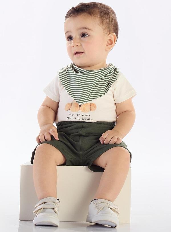 Imagem principal Conjunto Suedine Bege Pulla Bulla Pulla Bulla