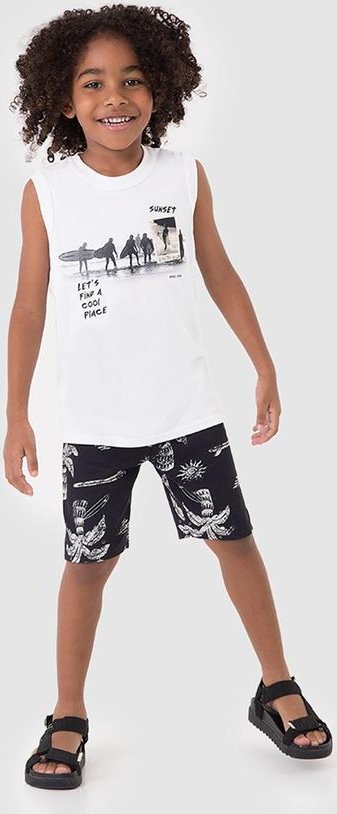 Imagem principal Conjunto Sunset Surf Branco Malwee Kids Malwee Kids