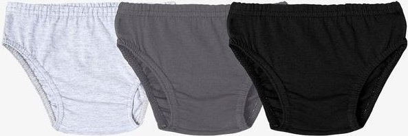 Imagem principal Kit 3 Cuecas Slip Infantil em Algodão Preto Select Select