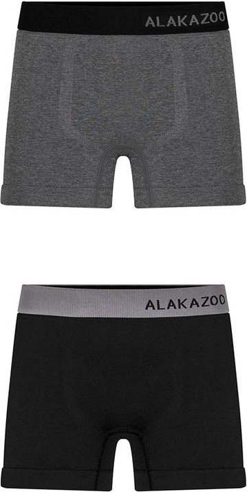 Imagem principal Kit com 2 Cuecas Infantis sem Costura Preto Alakazoo Alakazoo