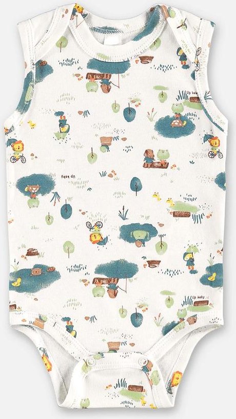 Imagem principal Body Regata Suedine Bebê Menino Bege Up Baby Up Baby