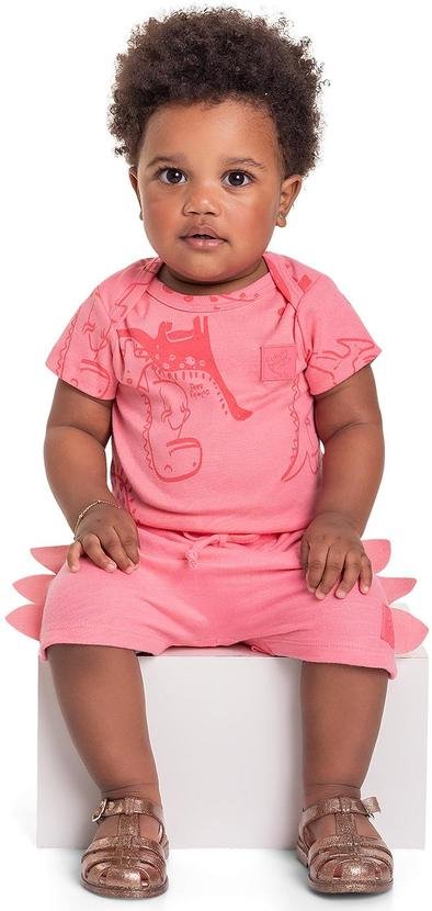 Imagem principal Body Unissex em Ribana para Bebê Rosa Quimby Quimby