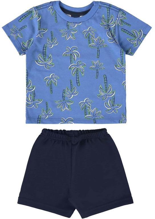 Imagem principal Conjunto Camiseta e Bermuda Bebê Azul Bee Loop Bee Loop