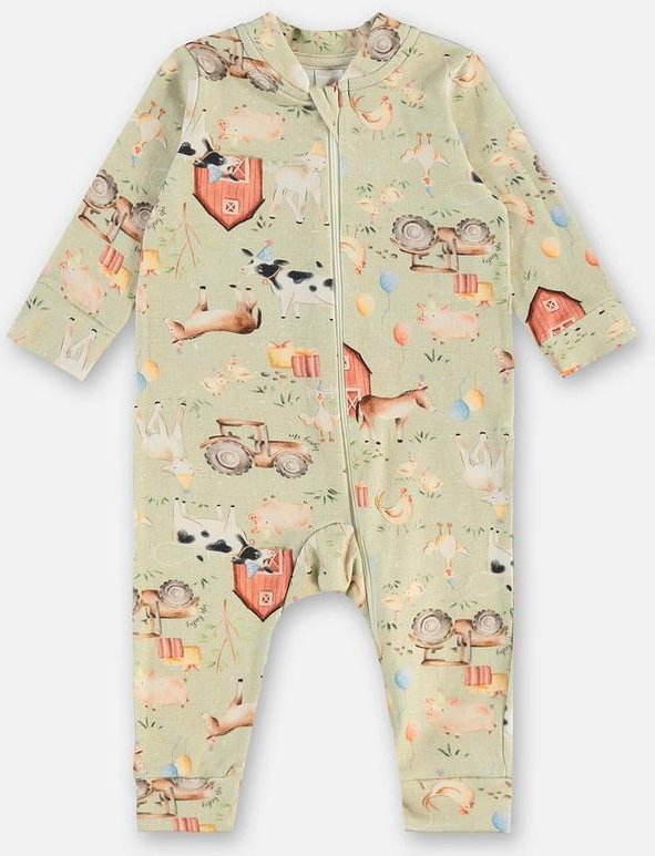 Imagem principal Macacão Suedine Bebê Menino Verde Up Baby Up Baby