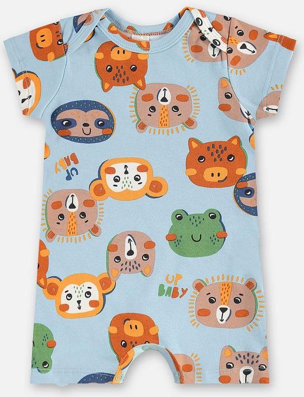 Imagem principal Macaquinho Suedine Bebê Menino Azul Up Baby Up Baby