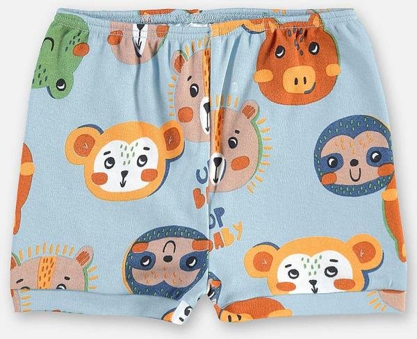 Imagem principal Short Suedine Bebê Menino Azul Up Baby Up Baby