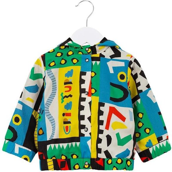 Imagem principal Casaco de Bebê Estampa Construção Branco Bento Bento