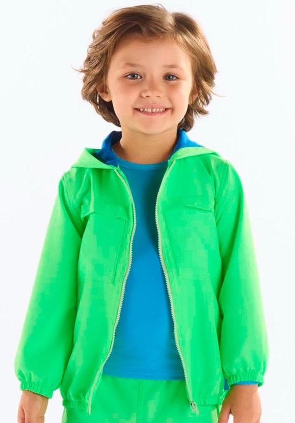 Imagem principal Jaqueta Corta Vento Infantil Menino Verde Up Baby Up Baby
