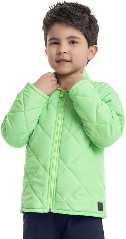 Imagem principal Jaqueta em Matelassê Infantil Menino Verde Quimby Quimby