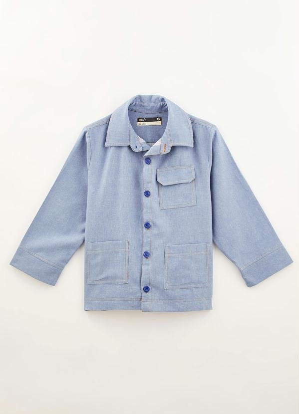 Jaqueta Jeans de Menino Azulzim Azul