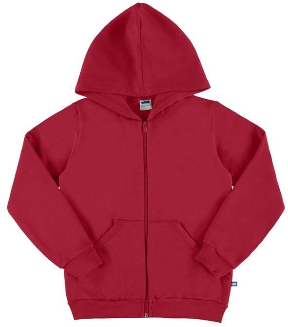 Imagem principal Jaqueta Unissex em Moletinho Vermelho Marlan Marlan